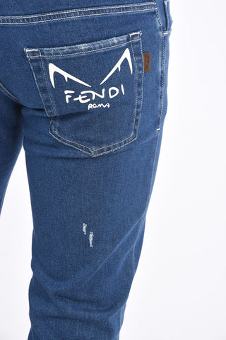 Stretch Denim DIABOLIC Jeans 16 cm