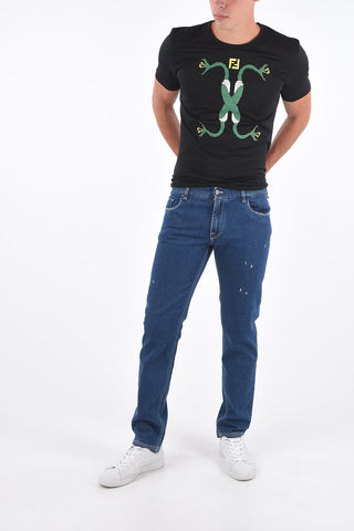 Stretch Denim DIABOLIC Jeans 16 cm