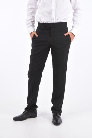 COLLEZIONI No hem Single Pleat Pants