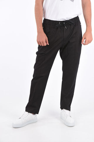 Pantalone Drawstring in Cotone Stretch