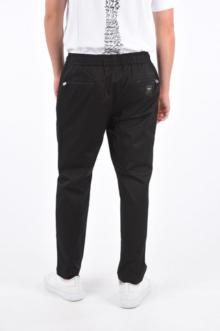 Pantalone Drawstring in Cotone Stretch