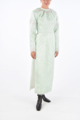 Double Side Split LOBBY Fringed Dress