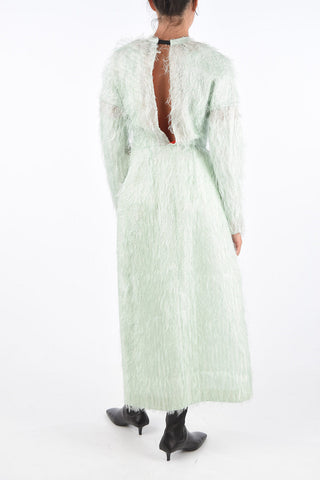 Double Side Split LOBBY Fringed Dress