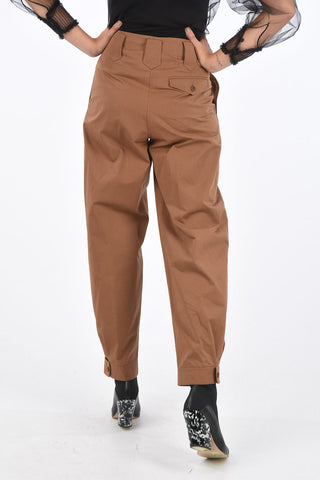 Single Pleated High Waist  CARROT Palazzo Pants