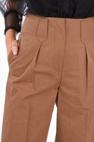 Single Pleated High Waist  CARROT Palazzo Pants