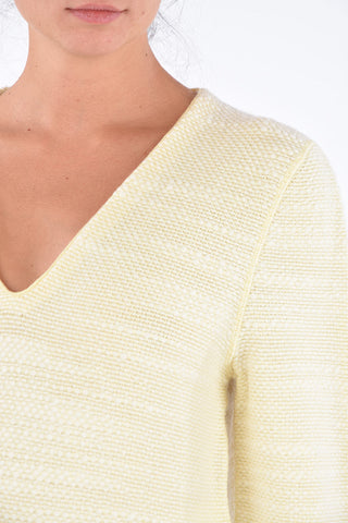 Crochet Wool Side Vent Hem Dress