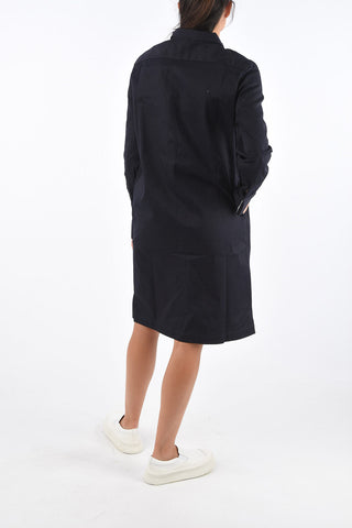 Denim Jetted Pocket Shirtdress