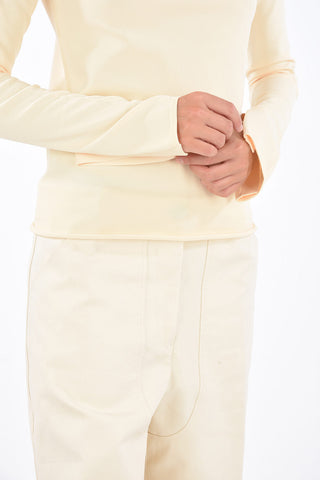 Unstructured Sleeve Skinny Fit Turtle-Neck Sweater