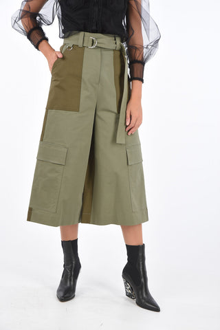Pantaloni Palazzo Utility con Cintura