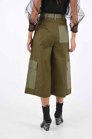 Pantaloni Palazzo Utility con Cintura