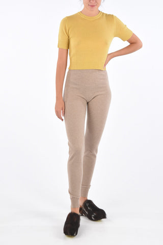 Virgin Wool and Cashmere Slim Fit Joggers