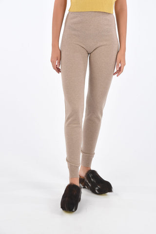 Virgin Wool and Cashmere Slim Fit Joggers