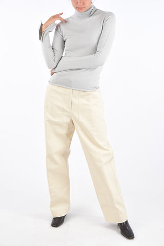 Unstructured Sleeve Skinny Fit Turtle-Neck Sweater