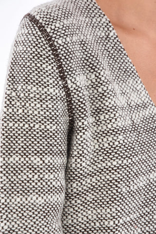 Crochet Wool Side Split Hem Dress