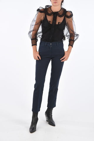 High Waist Straight Fit Pants