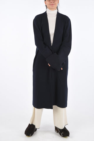 Cashmere Jetted Pocket Long-Line Cardigan 