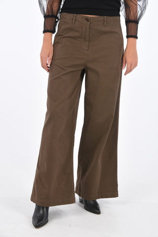 Pantaloni Palazzo a 3 Tasche 