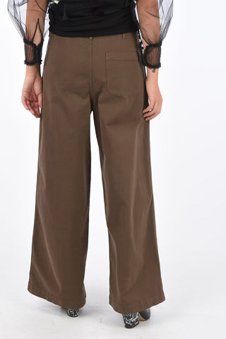 Pantaloni Palazzo a 3 Tasche 