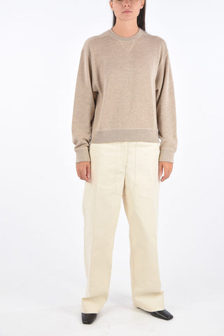 Cashmere and Silk Crew-Neck Sweatshirt