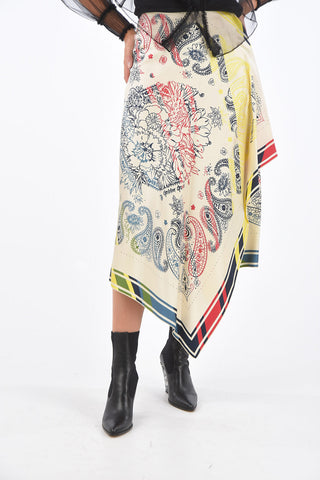 Silk Draped KAYLEE Skirt