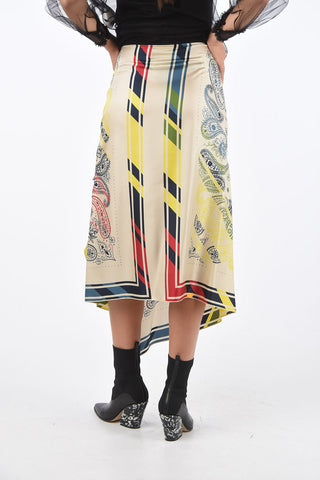 Silk Draped KAYLEE Skirt