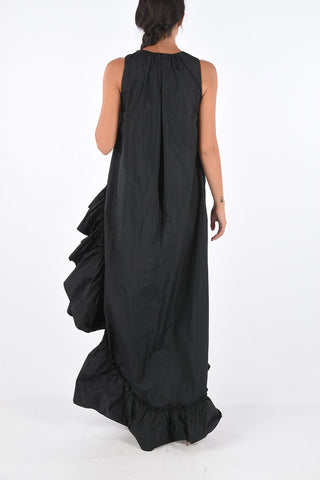 Belted Hem Layered RUMENA Asymmetrical Dress