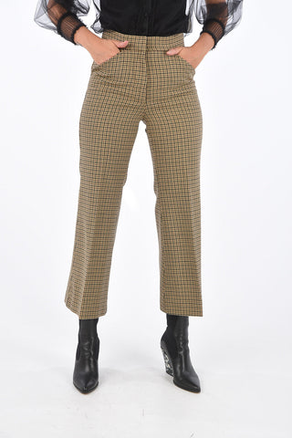 2 GENIUS 1952 Houndstooth Cropped Palazzo Pants