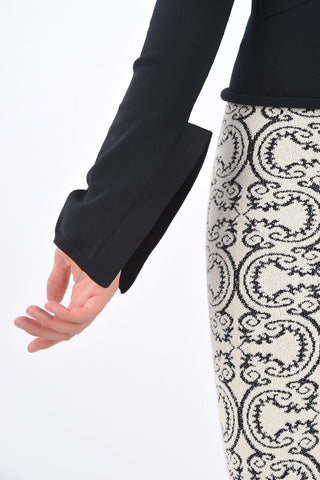 Unstructured Sleeve Skinny Fit Turtle-Neck Sweater