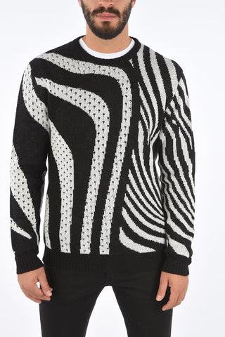 Maglia Girocollo Fantasia Animalier