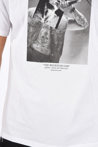 ROCK MYTHOLOGY T-Shirt Easy Fit THE ROCKSTAR GOD in Cotone 