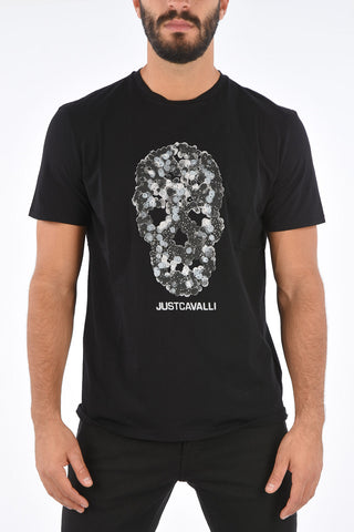 Printed T-Shirt with Strass