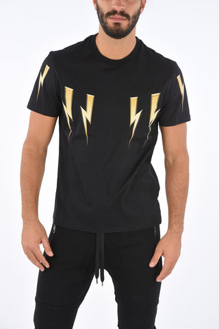 Slim Fit THUNDERBOLT Crew-Neck T-Shirt