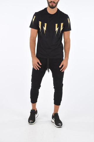 Slim Fit THUNDERBOLT Crew-Neck T-Shirt