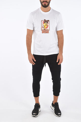 Printed KUNG-FU BEAR Slim Fit T-Shirt