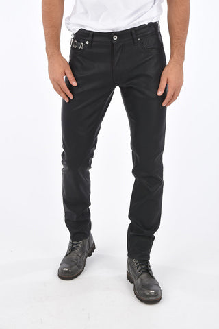 Pantaloni in ecoPelle Logati