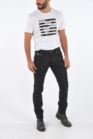 Pantaloni in ecoPelle Logati