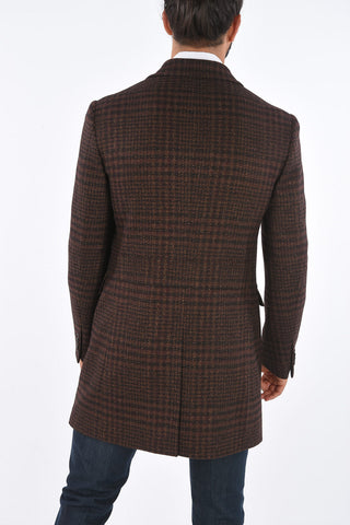 CC COLLECTION Cappotto Gun Club Check con Revers a Lancia
