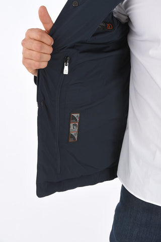 ID Quilted Lightweight Zipped Pocket Down Jacket