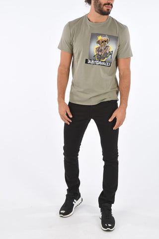 T-Shirt Stampata con Rilievo
