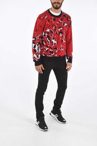 Maglia Girocollo Fantasia Animalier