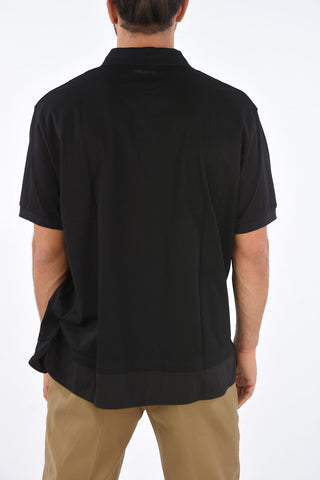 Jersey Embroidered Logo Easy Fit Polo Collar T-Shirt