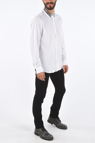 Spread Shirt with Jewel Botton
