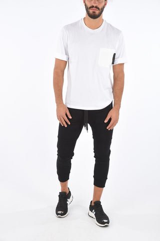 TRAVEL Patch Pocket Loose Fit Crew-Neck T-Shirt