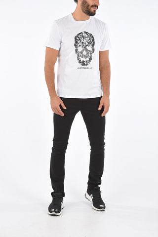 Printed T-Shirt with Strass