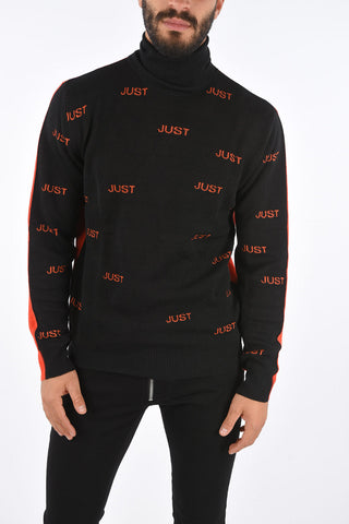 Maglia con Stampa a Collo Alto