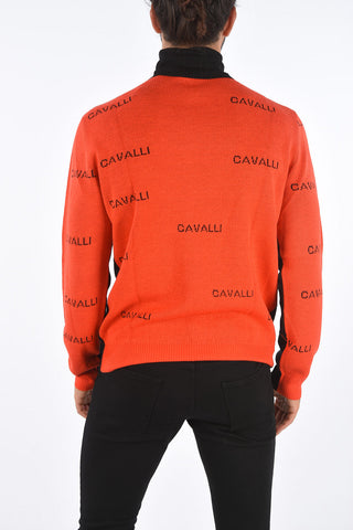 Maglia con Stampa a Collo Alto