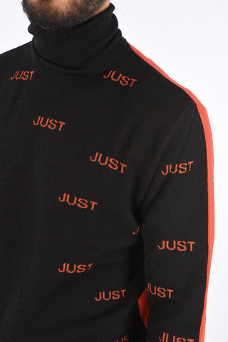 Maglia con Stampa a Collo Alto