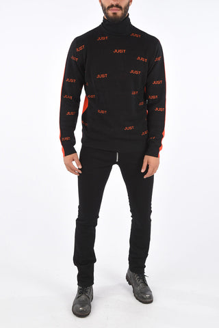Maglia con Stampa a Collo Alto