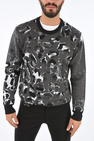 Maglia Girocollo Fantasia Animalier