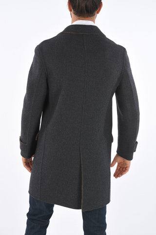 Cappotto Reversibile in Lana Vergine